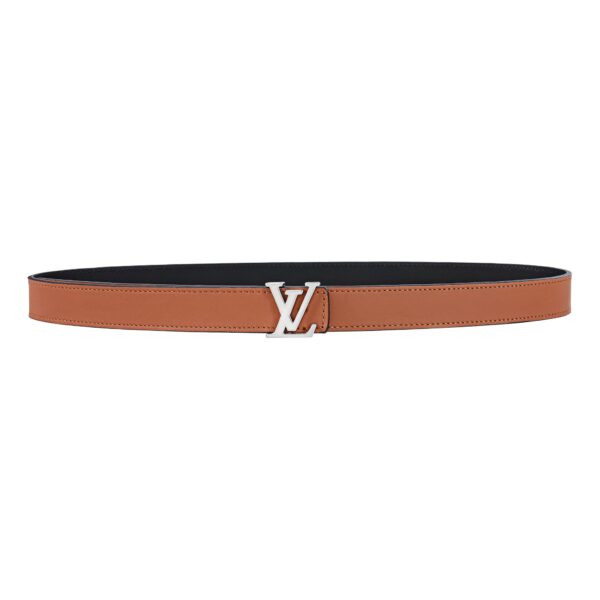 Reversible Brown / Black Leather Belt 25 mm - Image 4