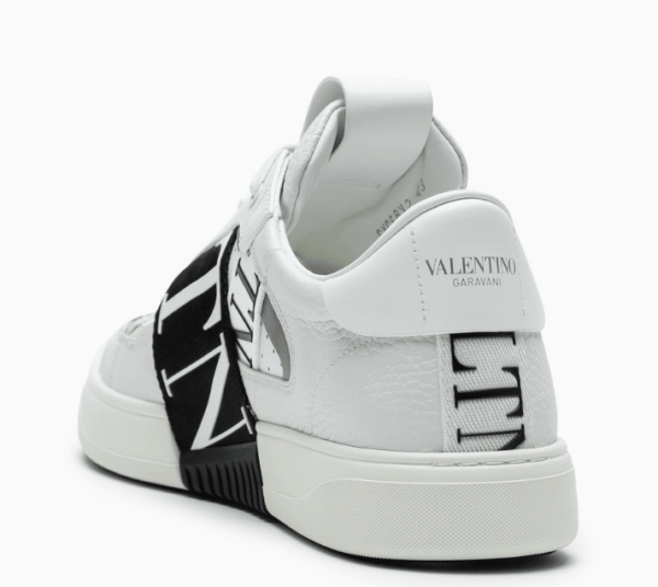 Valentino Garavani White/Black Sneakers - Image 4