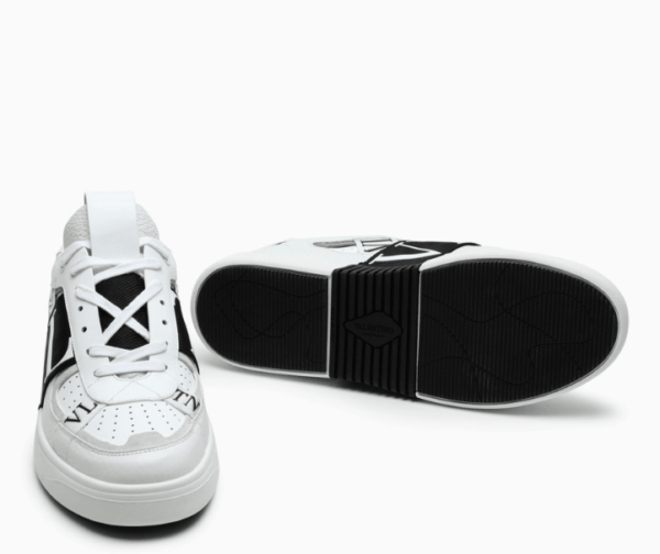 Valentino Garavani White/Black Sneakers - Image 5