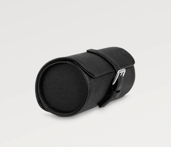 Watch Case Black Epi Leather - Image 3