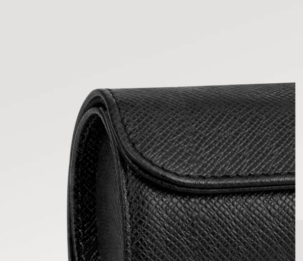 Watch Case Black Epi Leather - Image 4