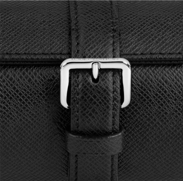 Watch Case Black Epi Leather - Image 5