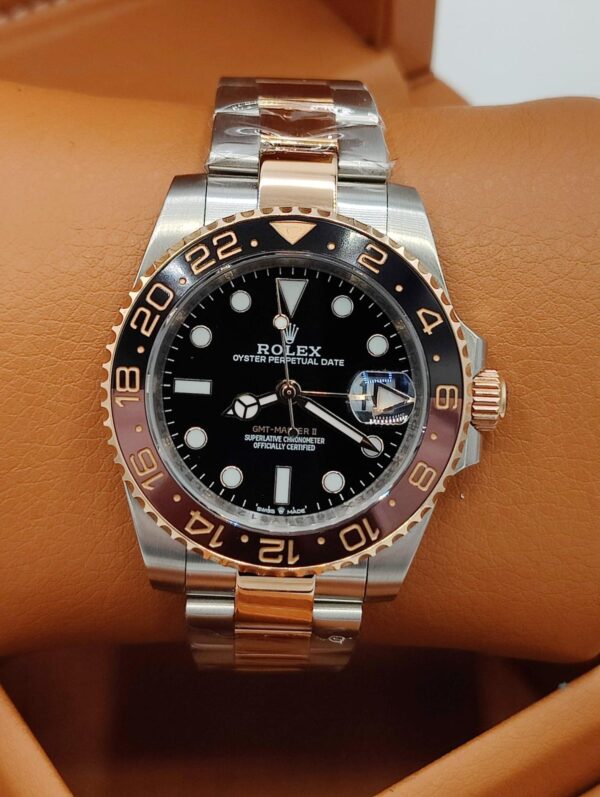 ROLEX GMT MASTER II BICOLOR ROSE GOLD 40 MM