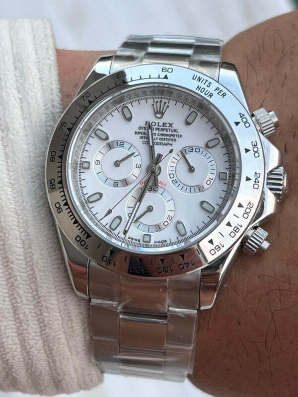ROLEX DAYTONE WHİTE STEEL 40 MM